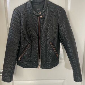 Marc New York Andrew Marc - Black Quilted Leather Jacket